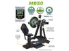 Dynamic Fluid FItness Dynamic Fluid M850 UBE — console and display