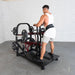 Muscle D Fitness Pro Strength Belt Squat - Standing Belted Hip Thrust - Plate Loaded — full setup angle