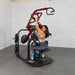 Muscle D Fitness Muscle D Fitness Pro Strength Rotary Lat Pull-Down - Premium - Adjustable - Plate L... — adjustment mechanism