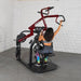Muscle D Fitness Pro Strength Rotary Lat Pull-Down - Premium - Adjustable - Plate Loaded - Lat Training — additional view 12