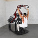 Muscle D Fitness Pro Strength Rotary Lat Pull-Down - Premium - Adjustable - Plate Loaded - Lat Training — front view
