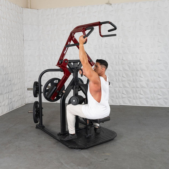 Muscle D Fitness Pro Strength Rotary Lat Pull-Down - Premium - Adjustable - Plate Loaded - Lat Training — additional view 10