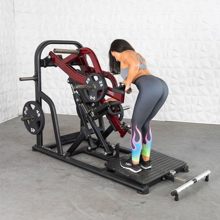 Muscle D Fitness Pro Strength Dynamic Row - Chest Supported -  Premium Adjustable Plate Loade — in use demonstration