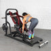 Muscle D Fitness Pro Strength Dynamic Row - Chest Supported -  Premium Adjustable Plate Loade — side profile