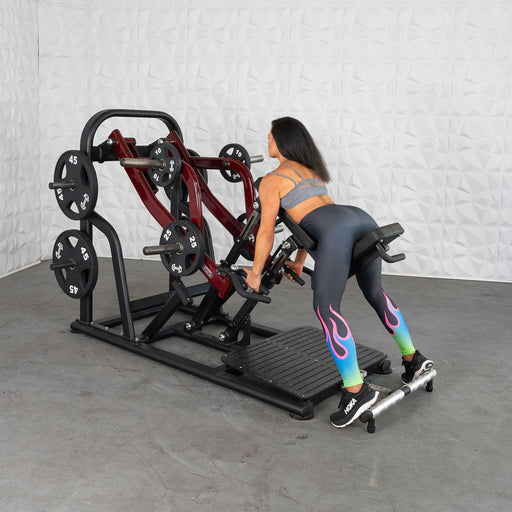Muscle D Fitness Pro Strength Dynamic Row - Chest Supported -  Premium Adjustable Plate Loade — front view