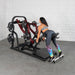 Muscle D Fitness Pro Strength Dynamic Row - Chest Supported -  Premium Adjustable Plate Loade — front view