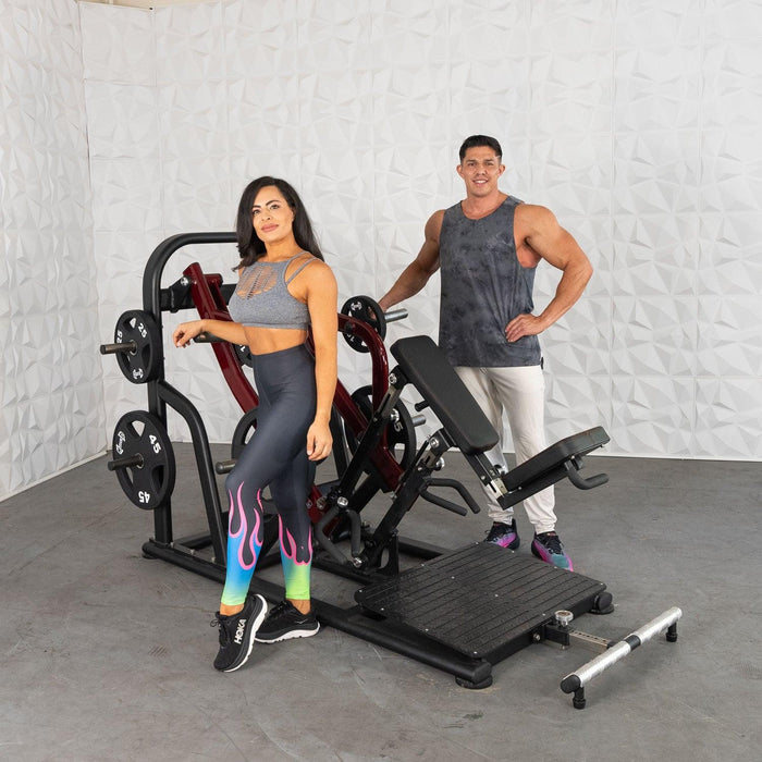 Muscle D Fitness Pro Strength Dynamic Row - Chest Supported -  Premium Adjustable Plate Loade — additional view 25