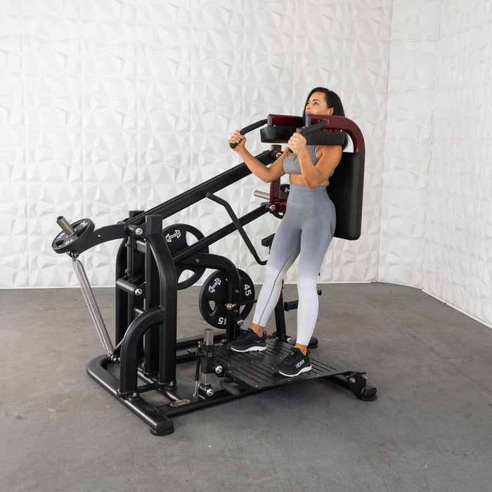 Muscle D Fitness Pro Strength Drop Squat - Adjustable Plate Loaded Squat Machine — grip and contact surface