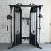 Muscle D Fitness Megatron Dual Adjustable Pulley (88" & 95" height) - Functional Pull-Up Bar - Adjustable Height — front view