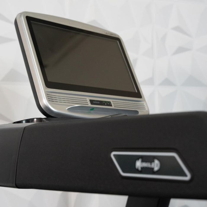 Muscle D Fitness Touch Screen Commercial Treadmill - Muscle D Fitness - Deluxe Touch Screen Commercial Treadm... — in-use view