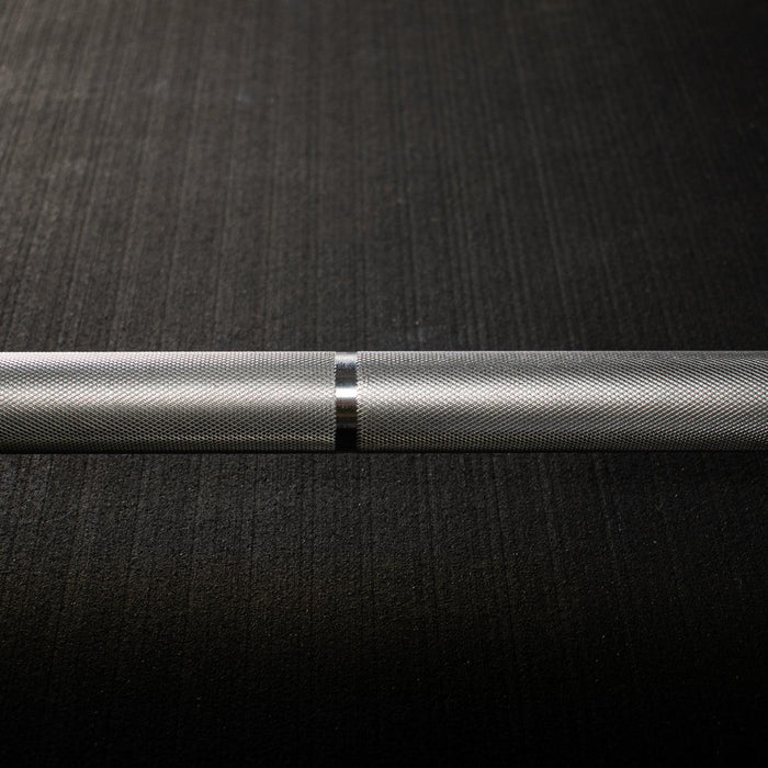 7' Hard Chrome Triple Bearing Olympic Bar - Muscle D Fitness - Precision Performance Grade Knurling