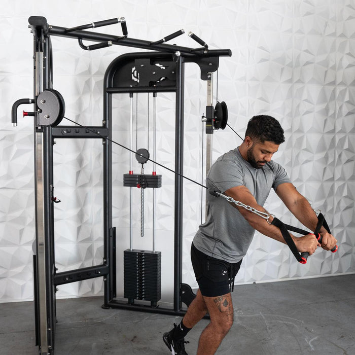 Muscle D Fitness Muscle D Fitness Megatron Dual Adjustable Pulley (88" & 95" height) - Functional Pu... — weight load capacity