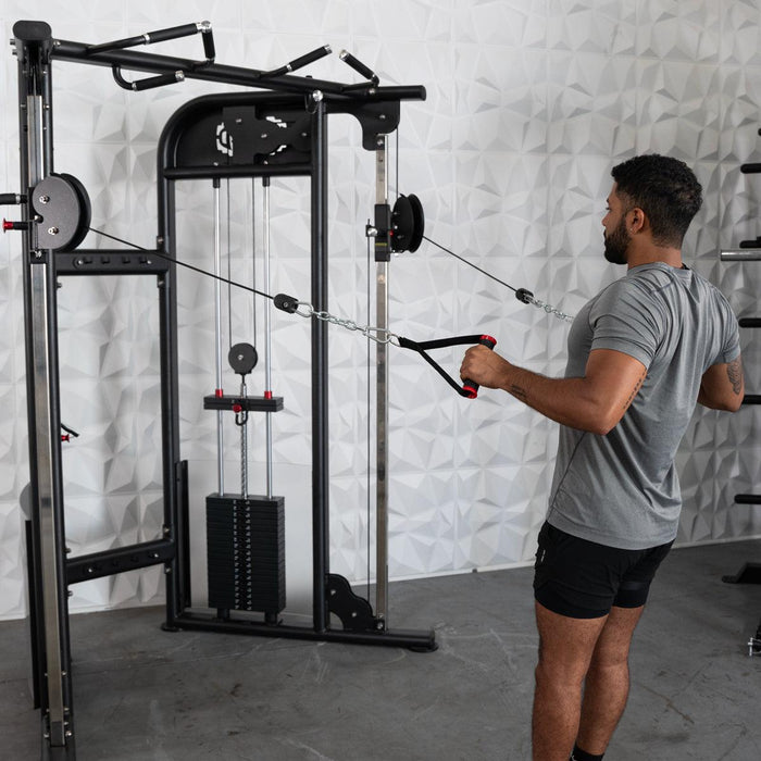 Muscle D Fitness Muscle D Fitness Megatron Dual Adjustable Pulley (88" & 95" height) - Functional Pu... — adjustment mechanism