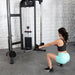 Muscle D Fitness Muscle D Fitness Megatron Dual Adjustable Pulley (88" & 95" height) - Functional Pull-U... — full setup angle