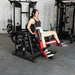 Muscle D Fitness Pro Strength Glute / Outer Thigh - Plate Loaded Abductor / Hip Extension — grip and contact surface