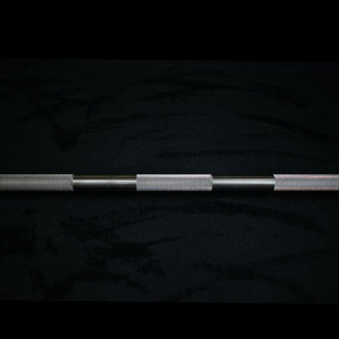 7' Stainless Steel Olympic Bar - Bushing - Muscle D Fitness - Quality Knurling