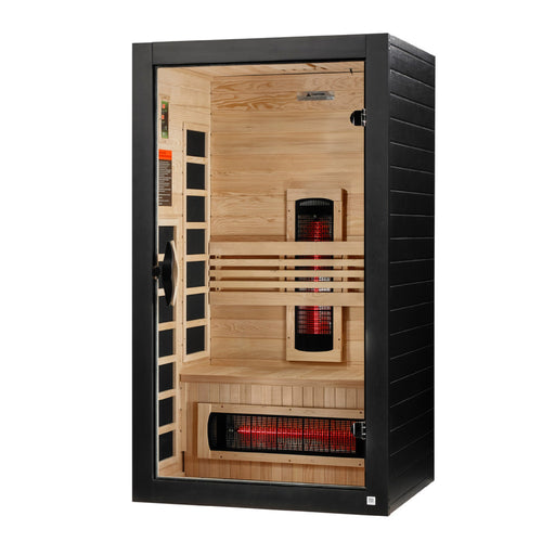 Dynamic Santorini full spectrum sauna left side view