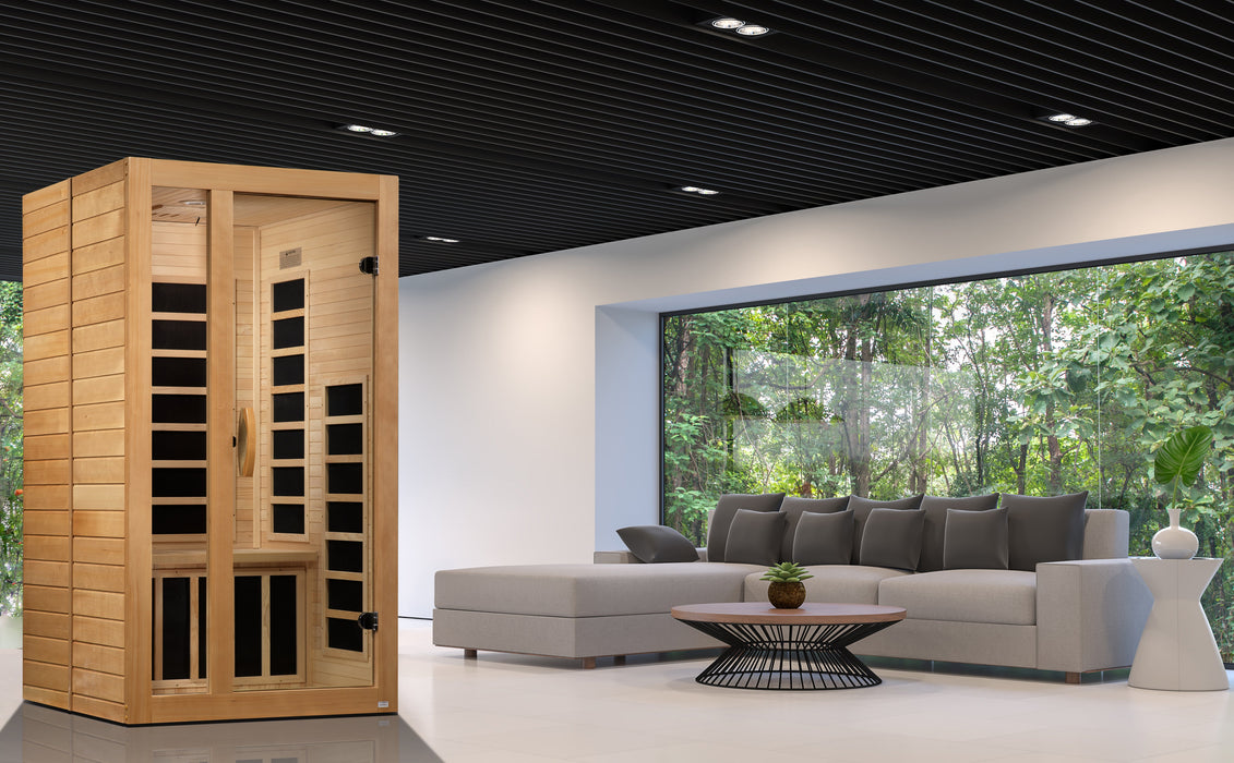 Gracia Elite sauna in a room setting