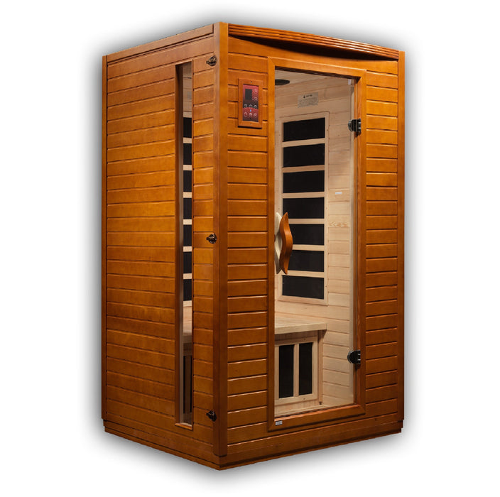 Dynamic Versailles 2-person ultra low EMF sauna exterior front view
