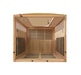 Versailles sauna glass door and cabin detail