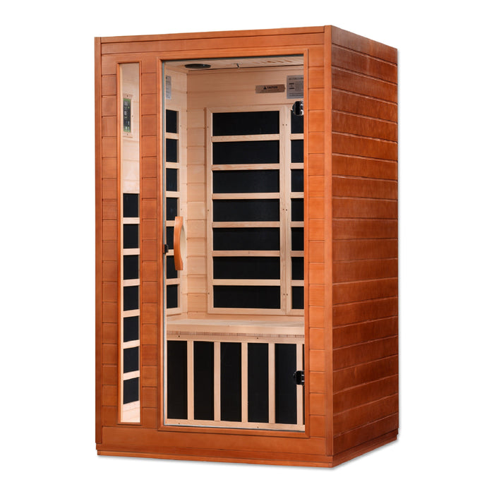 Golden Designs Cardoba 2 Person Ultra Low Emf Far Infrared Sauna Dyn-6203-01 Elite