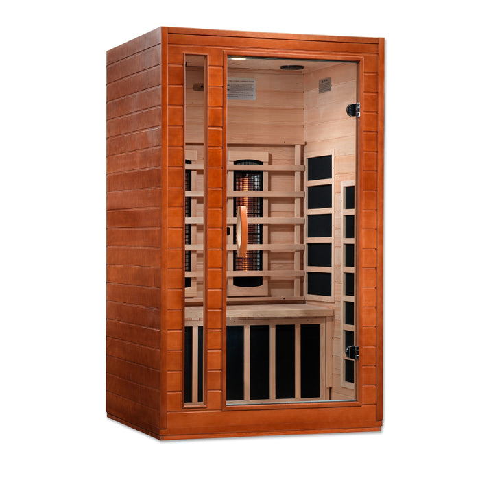 Golden Designs Cardoba 2 Person Full Spectrum Infrared Sauna Canadian Hemlock Dyn-6203-02 Fs