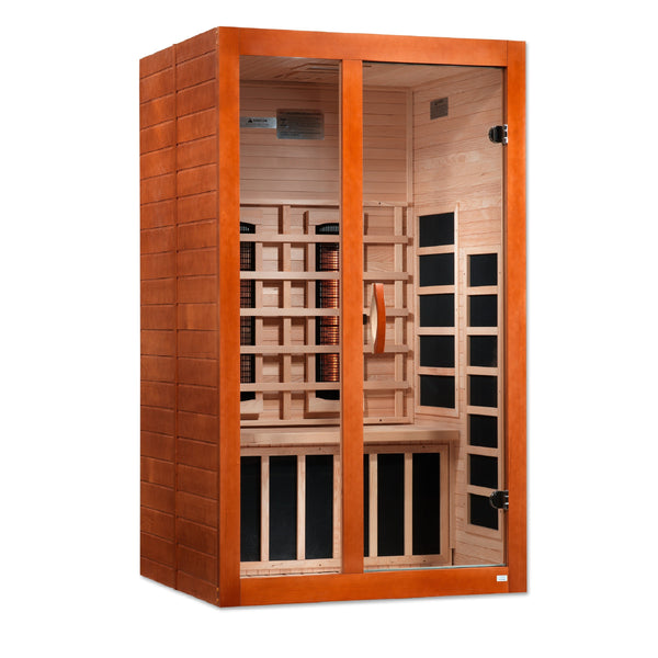 Golden Designs Santiago 2 Person Full Spectrum Infrared Sauna - Canadian Hemlock DYN-6209-03 FS