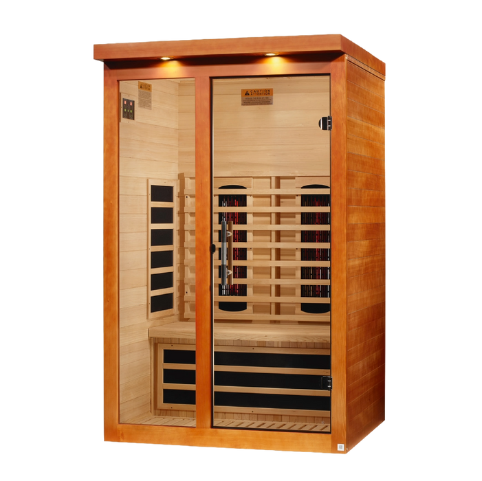 Dynamic Llumeneres full spectrum sauna angled left view