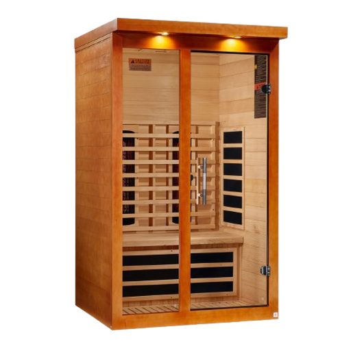 Dynamic Llumeneres 2-person full spectrum sauna angled right view