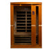 Dynamic Vittoria sauna angled view with bronze tinted door