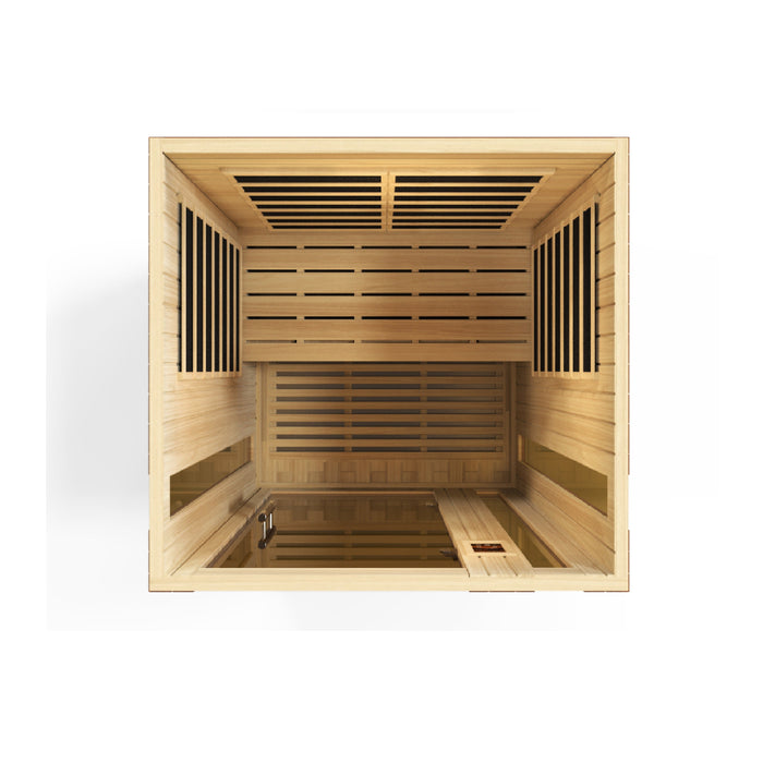Vittoria sauna exterior accent lighting detail