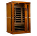 Dynamic Vittoria 2-person ultra low EMF sauna exterior front view