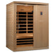 Golden Designs Madrid Elite 3 Person Ultra Low EMF FAR Infrared Sauna DYN — front view