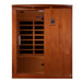 Dynamic Madrid Limited Elite 3-person ultra low EMF sauna side angle view