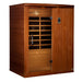 Dynamic Madrid Limited Elite 3-person ultra low EMF sauna front exterior view