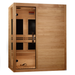 Dynamic Toscana 3-person ultra low EMF sauna front exterior view