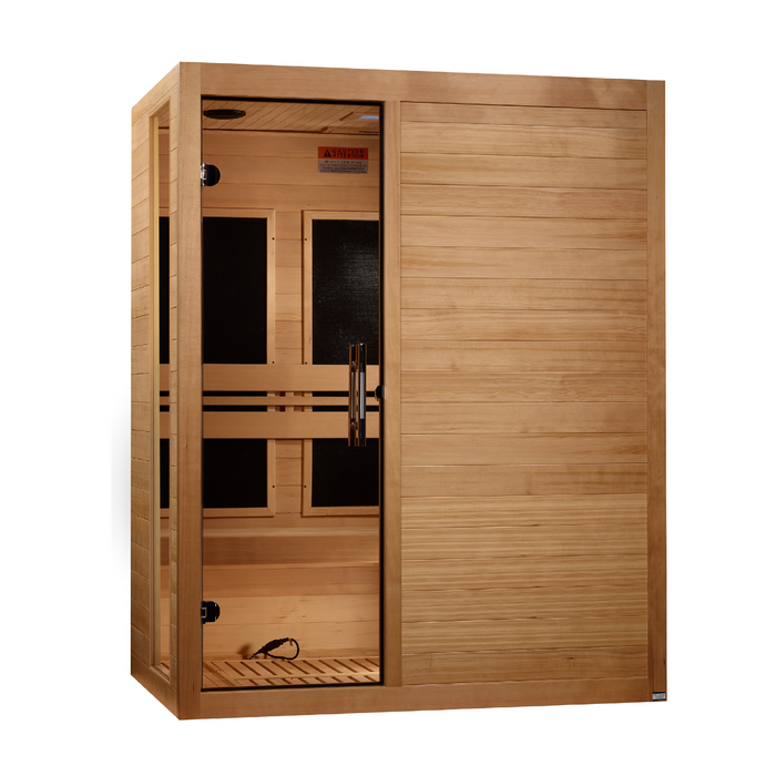 Dynamic Toscana 3-person low EMF sauna exterior view