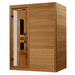 Dynamic Toscana 3-person ultra low EMF sauna side angle view