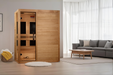 Dynamic Toscana 3-person ultra low EMF sauna alternate exterior angle