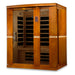 Golden Designs Palermo Edition 3-Person Dynamic Low EMF Far Infrared Sauna DYN — side view