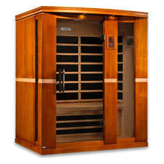 Golden Designs Palermo Edition 3-Person Dynamic Low EMF Far Infrared Sauna DYN-6330-01