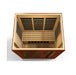 Golden Designs Palermo Edition 3-Person Dynamic Low EMF Far Infrared Sauna DYN — specifications diagram