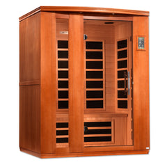Golden Designs Dynamic  3-Person Low EMF Far Infrared Sauna Lugano Edition - DYN-6336-01