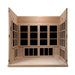 Golden Designs Catalonia 8-person near zero EMF sauna additional angle view