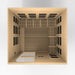 Golden Designs Catalonia 8-person near zero EMF sauna close-up detail view
