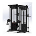 Muscle D Fitness Muscle D Fitness Megatron Dual Adjustable Pulley / Smith Combo - Selectorized Weight Adjust... — side profile