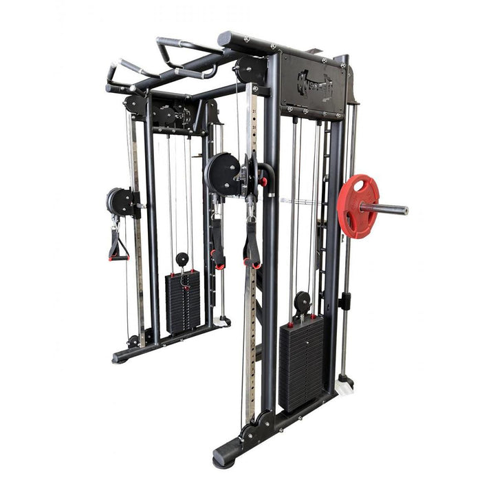 Muscle D Fitness Muscle D Fitness Megatron Dual Adjustable Pulley / Smith Combo - Selectorized Weight Adjustme... — front view