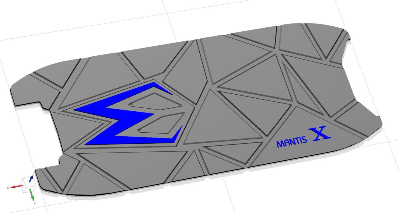 Kaabo USA Electric Scooter Deck Mat for Kaabo Mantis X Plus — side profile