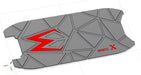 Kaabo USA Electric Scooter Deck Mat for Kaabo Mantis X Plus — front with headlight