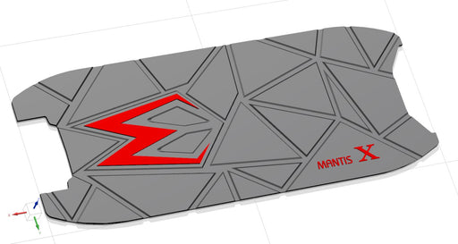 Kaabo USA Electric Scooter Deck Mat for Kaabo Mantis X Plus — front with headlight